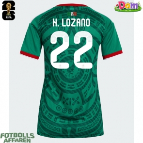 Mexiko Hirving Lozano #22 Hemmatröja Kvinnor VM 2026 Kortärmad